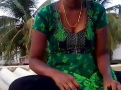 Chennai young married girl boobs with tamil audio